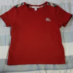 Burberry T Shirt with Haymarket check pattern